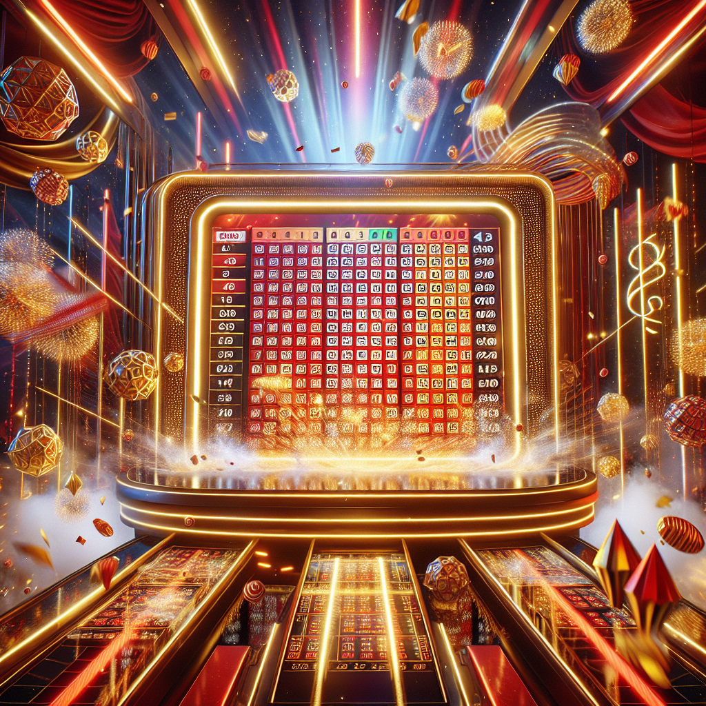 Lottery results display